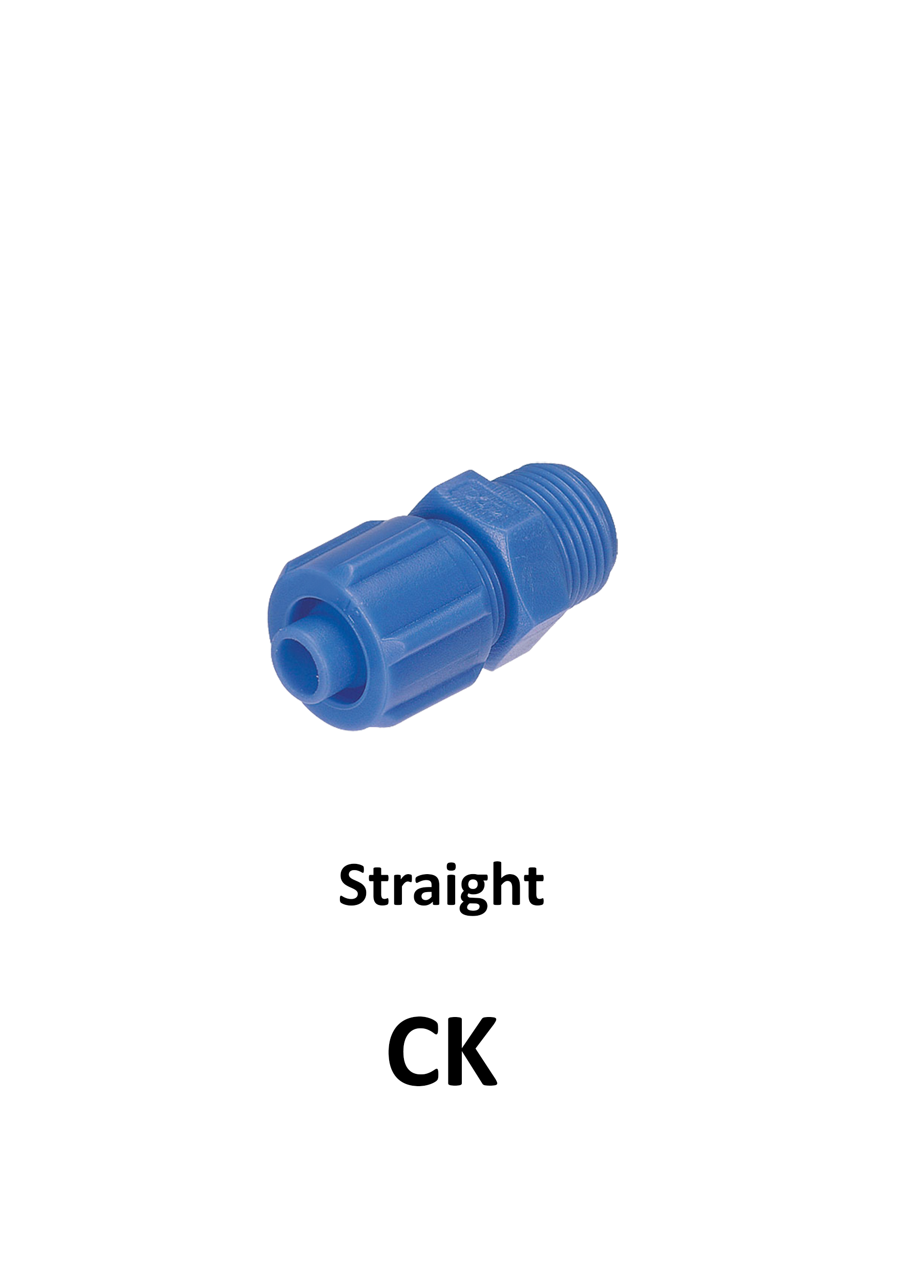 اتصال پنوماتیک مستقیم مهره ای پلاستیکی 1/4-8  cbc