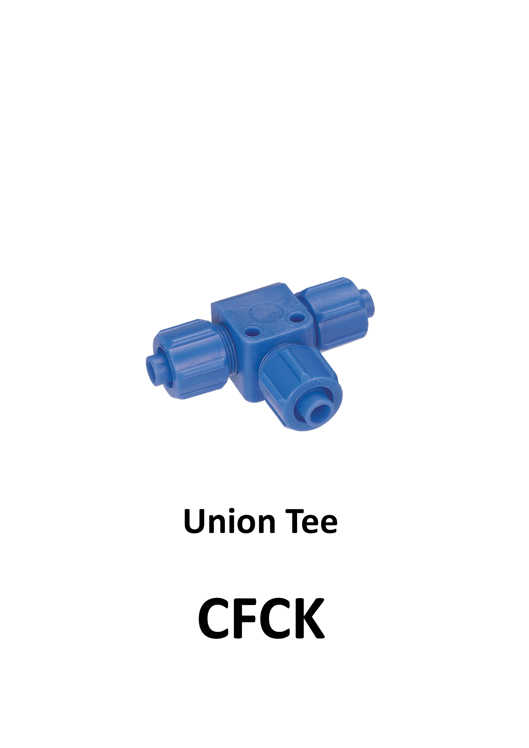 اتصال پنوماتیک سه راهی مهره ای پلاستیکی 12 cbc